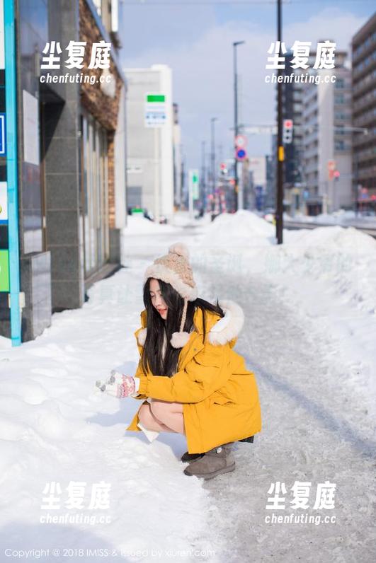 IMiss爱蜜社-娜大少爷 IMiss爱蜜社 - 快乐的圣诞,娜大少爷的写真让雪花也想找他合影!