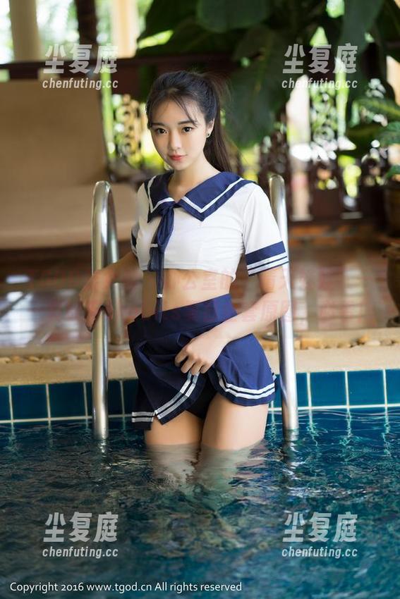 TGOD推女神 - 办公室的“晴天娃娃”——黄歆苑chobits夏日全套原图，必看！