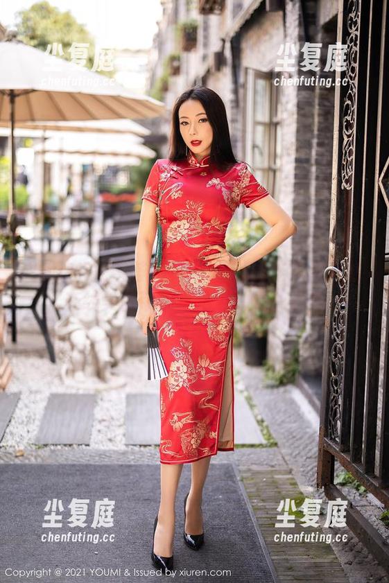 YouMi尤蜜荟 - 筱慧icon的连衣裙真绝，在线美图带你直达“仙女”境界！