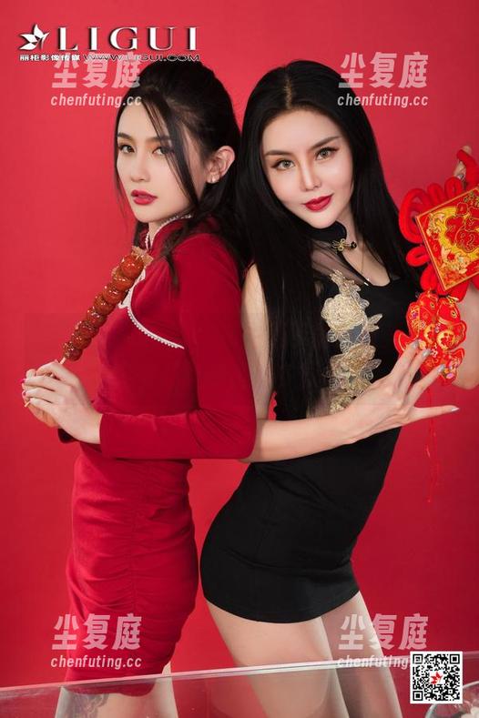 丽柜 - 凉儿，双生花主题下的最新美图，造型趋势到底有多飘忽？