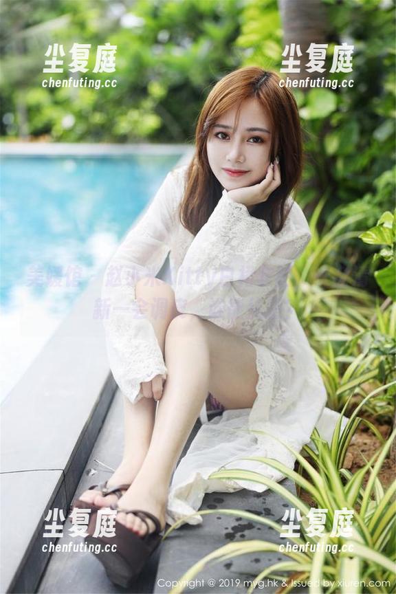 美媛馆-赵小米Kitty 美媛馆 - 赵小米Kitty白裙套图,一会清新一会调皮,谁能抗拒?